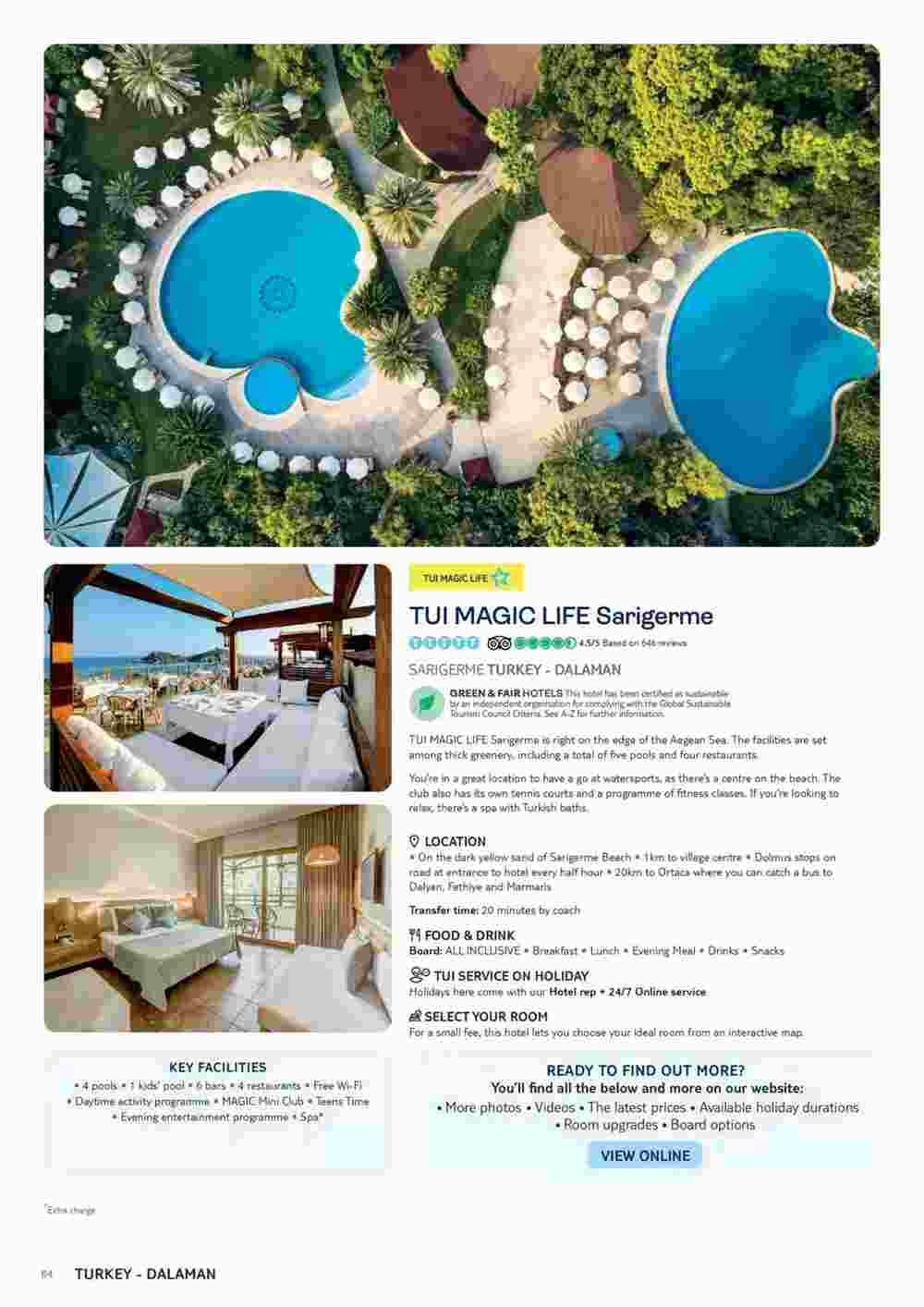 Tui offers valid from 06/11/2023 - Page 84.