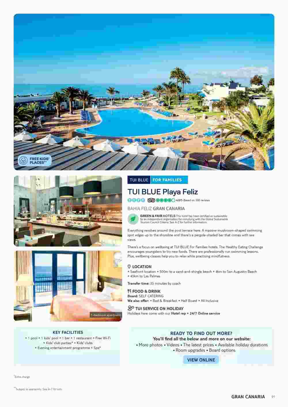 Tui offers valid from 06/11/2023 - Page 91.