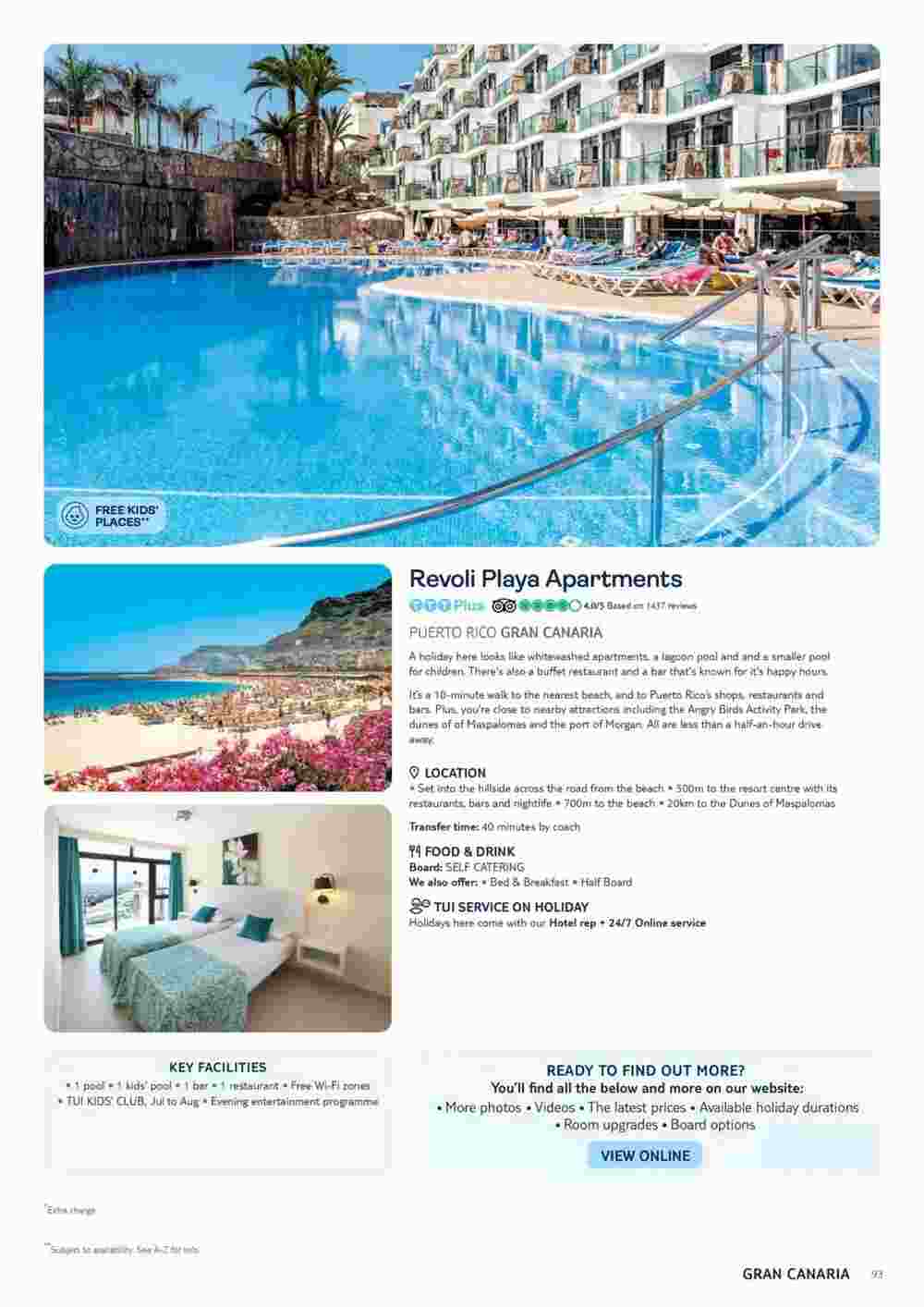Tui offers valid from 06/11/2023 - Page 93.