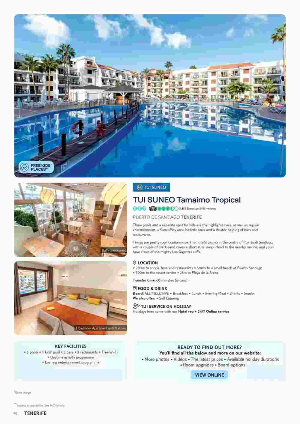 Tui offers valid from 06/11/2023 - Page 98.