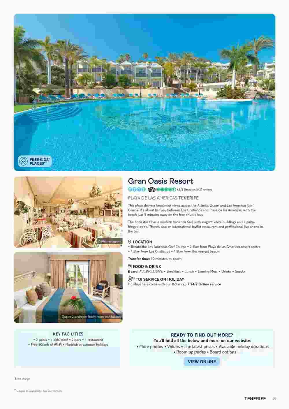 Tui offers valid from 06/11/2023 - Page 99.