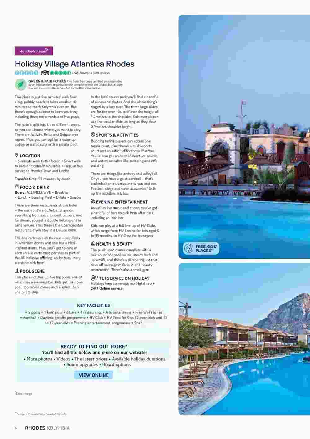 Tui offers valid from 06/11/2023 - Page 32.