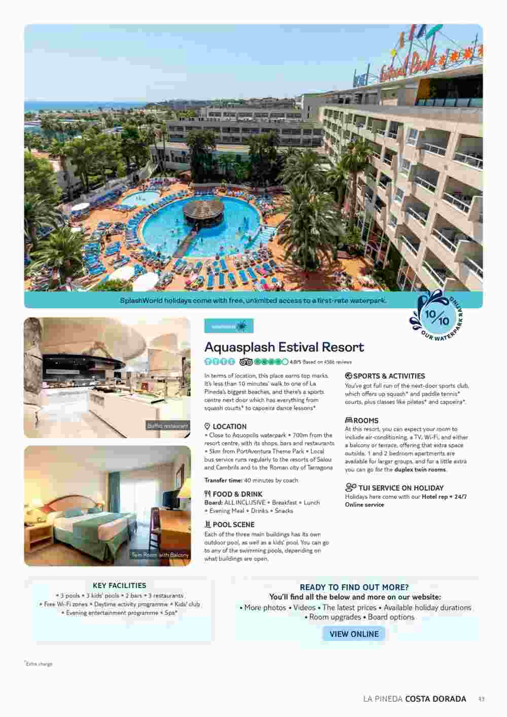 Tui offers valid from 06/11/2023 - Page 43.