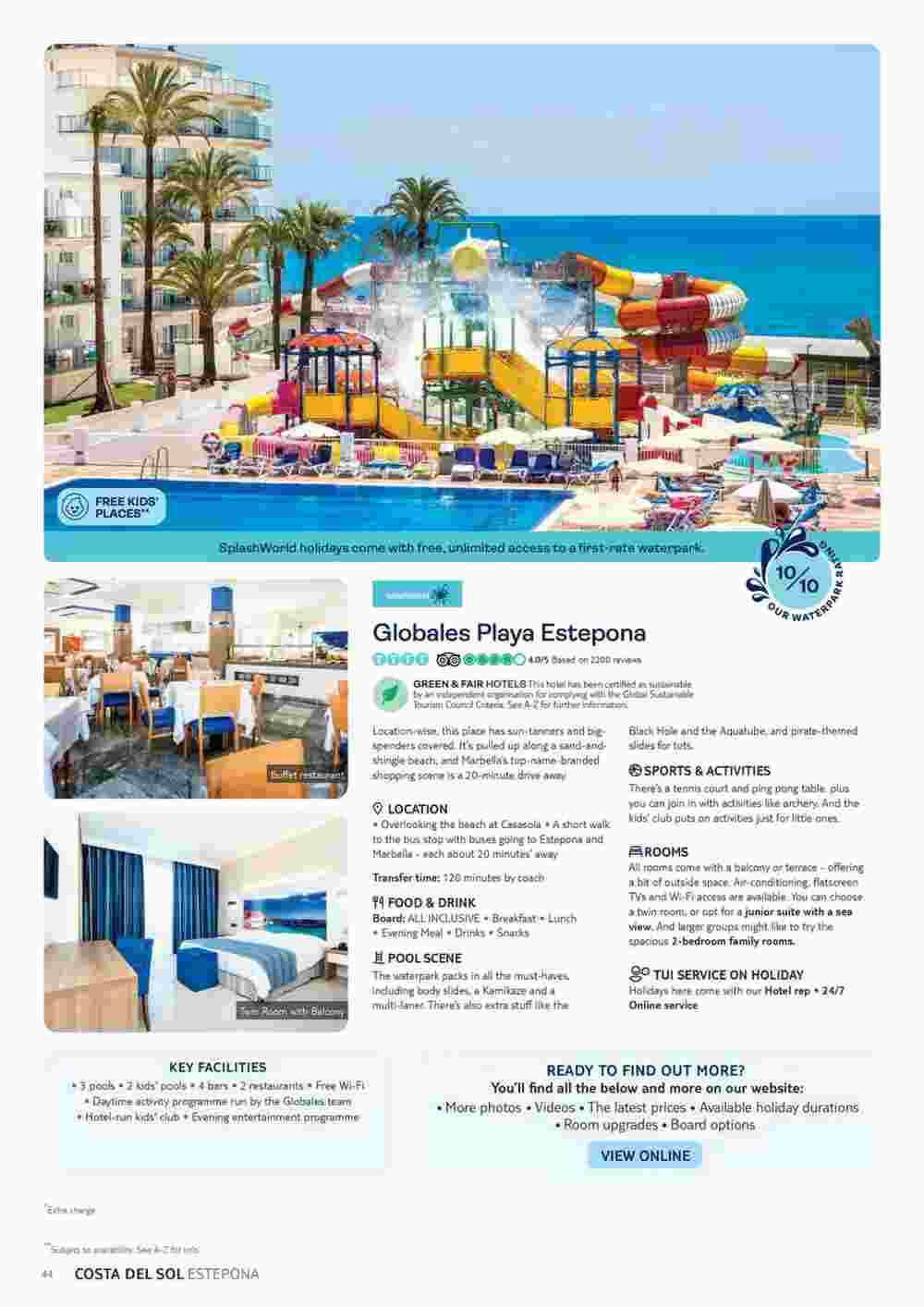 Tui offers valid from 06/11/2023 - Page 44.