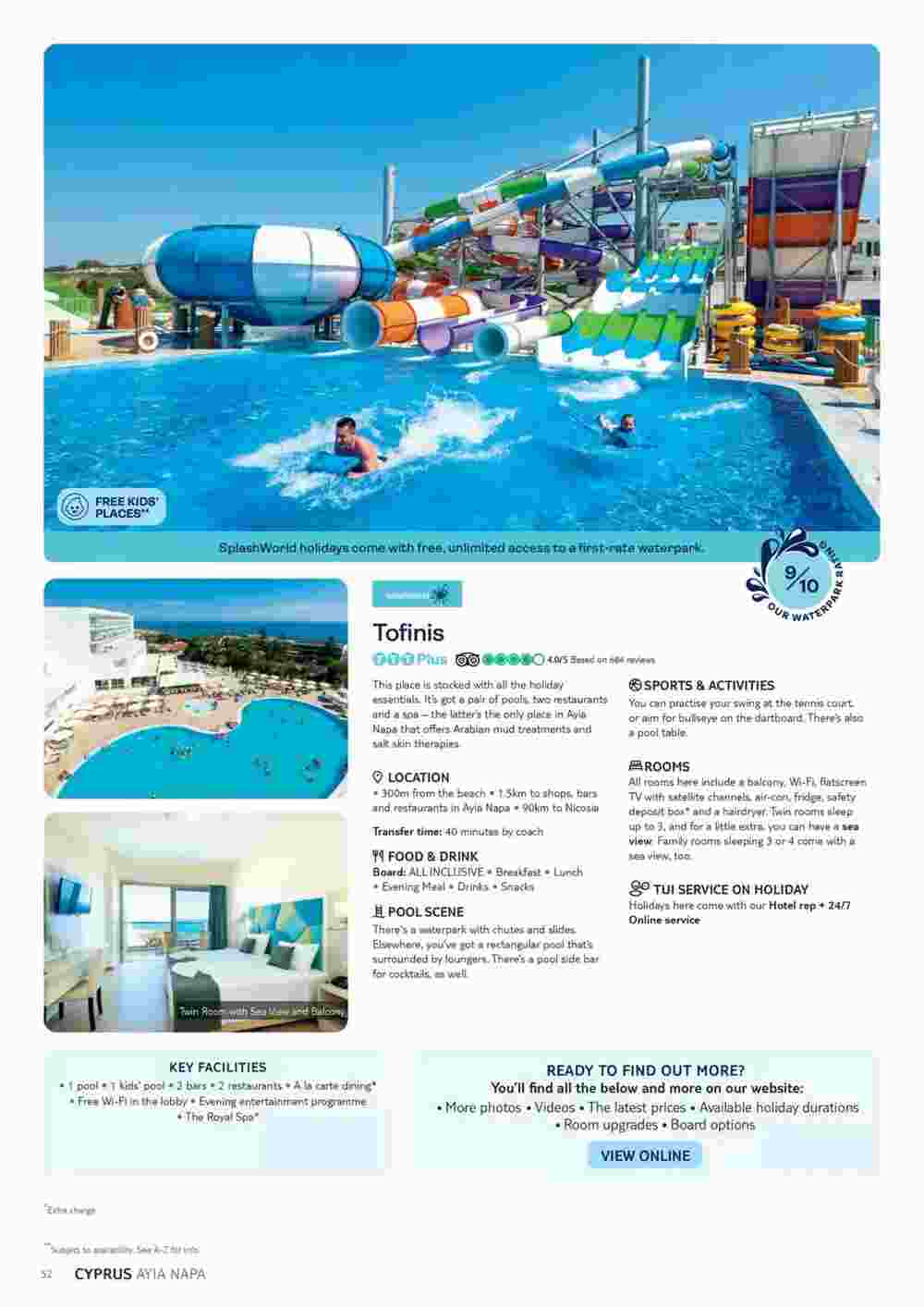 Tui offers valid from 06/11/2023 - Page 52.
