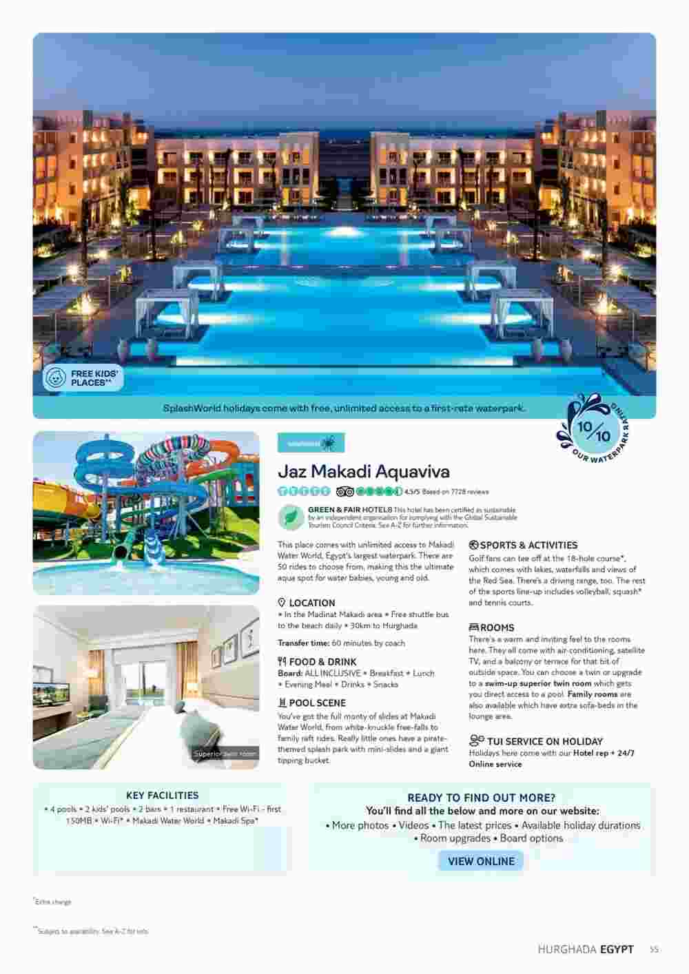 Tui offers valid from 06/11/2023 - Page 55.