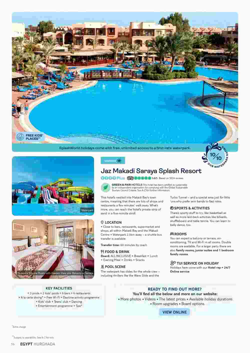 Tui offers valid from 06/11/2023 - Page 56.