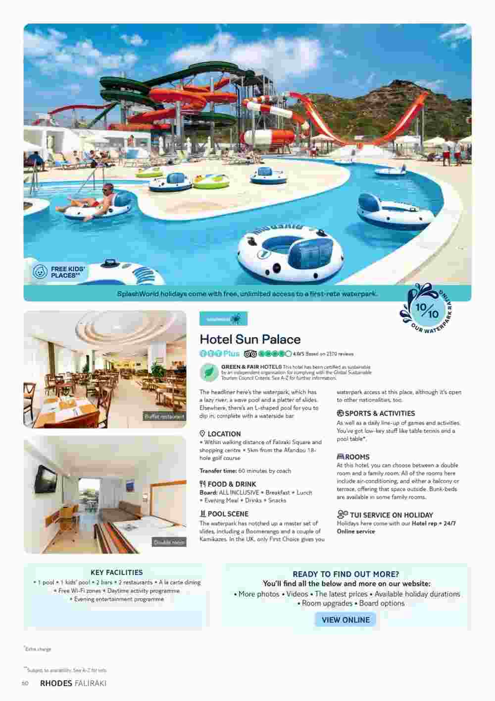 Tui offers valid from 06/11/2023 - Page 60.
