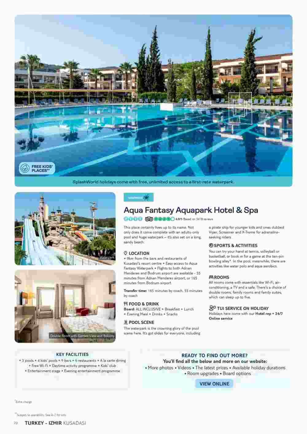 Tui offers valid from 06/11/2023 - Page 70.