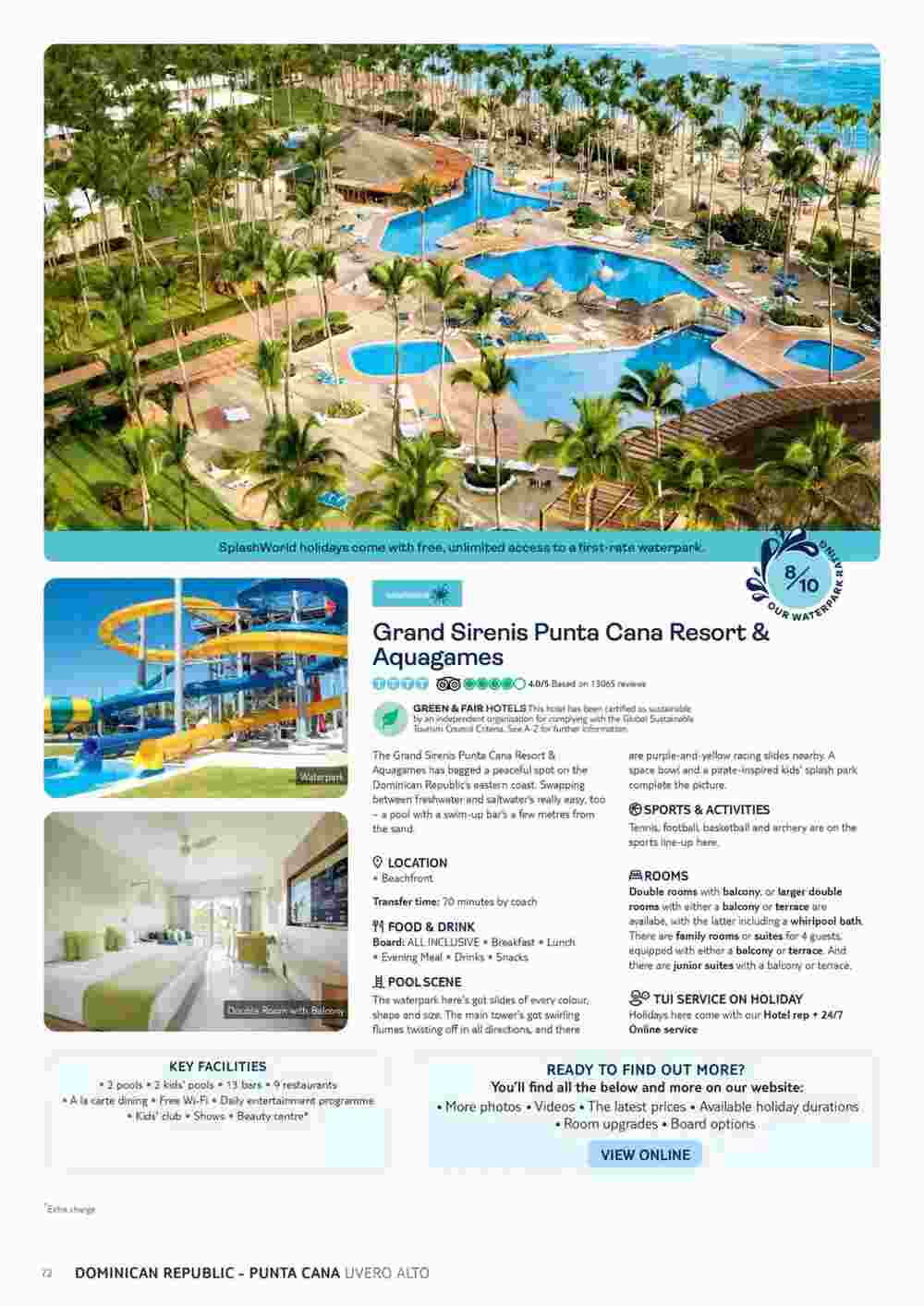 Tui offers valid from 06/11/2023 - Page 72.