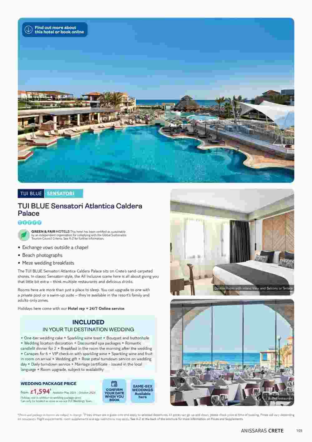 Tui offers valid from 06/11/2023 - Page 103.