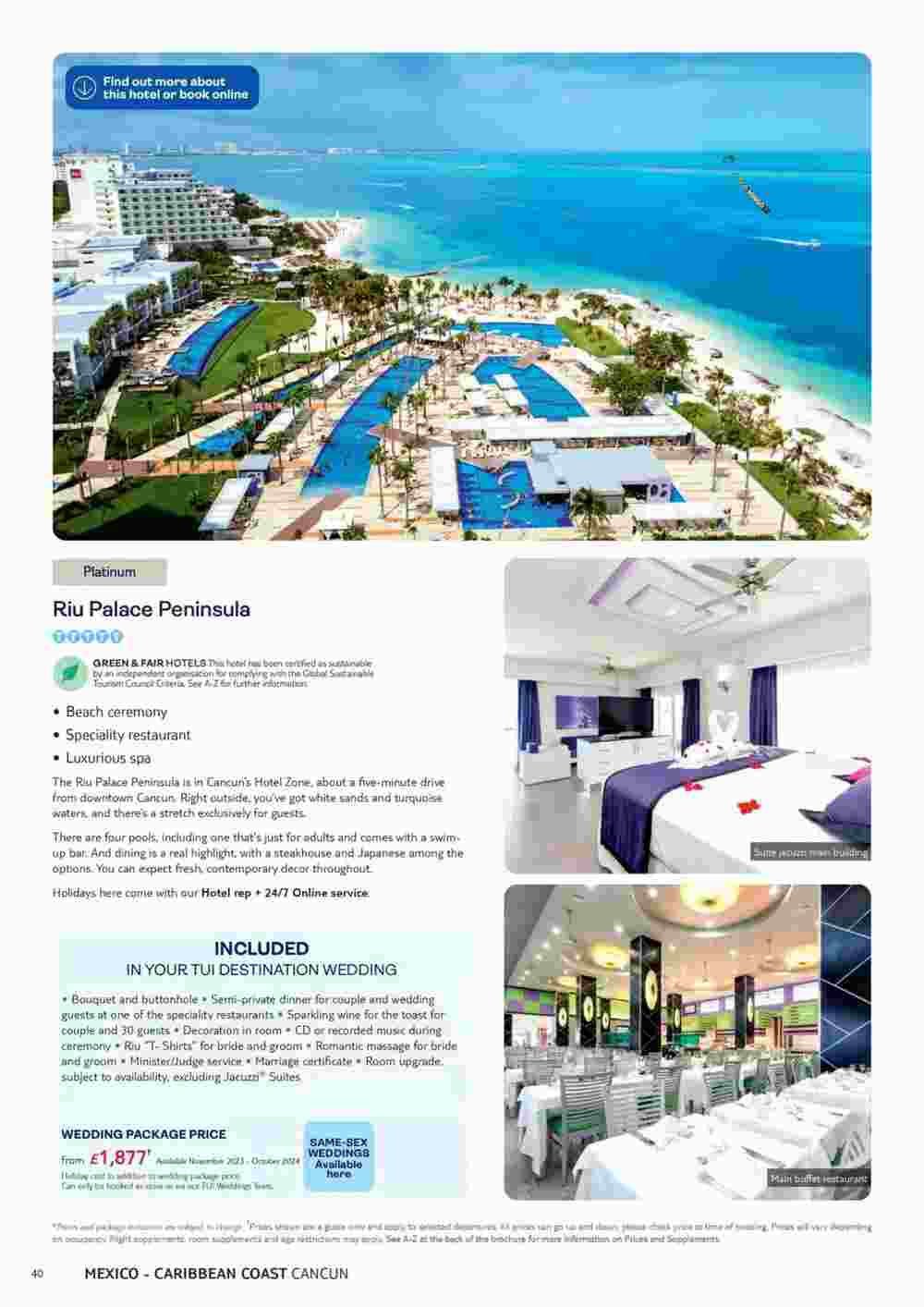 Tui offers valid from 06/11/2023 - Page 40.