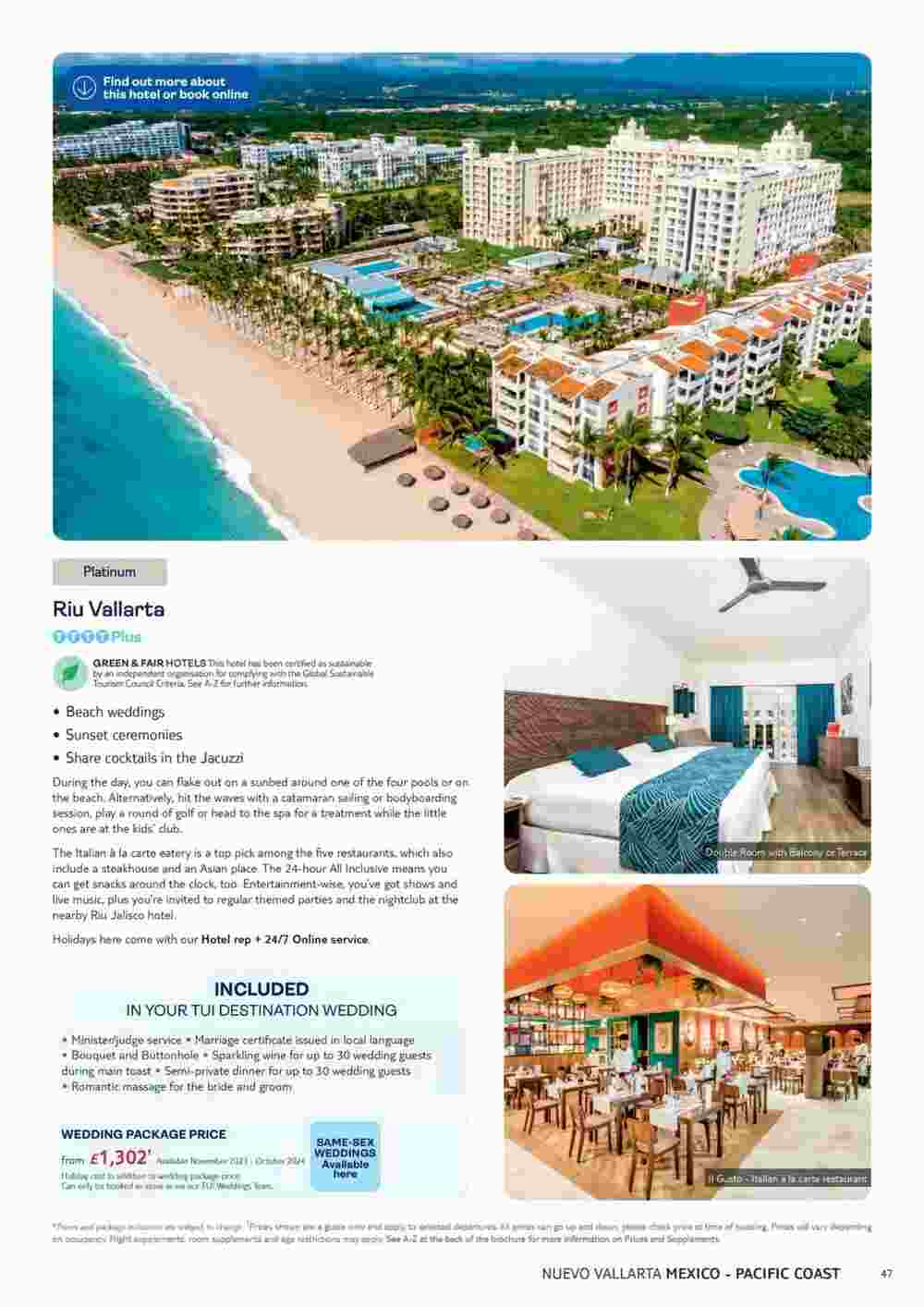 Tui offers valid from 06/11/2023 - Page 47.