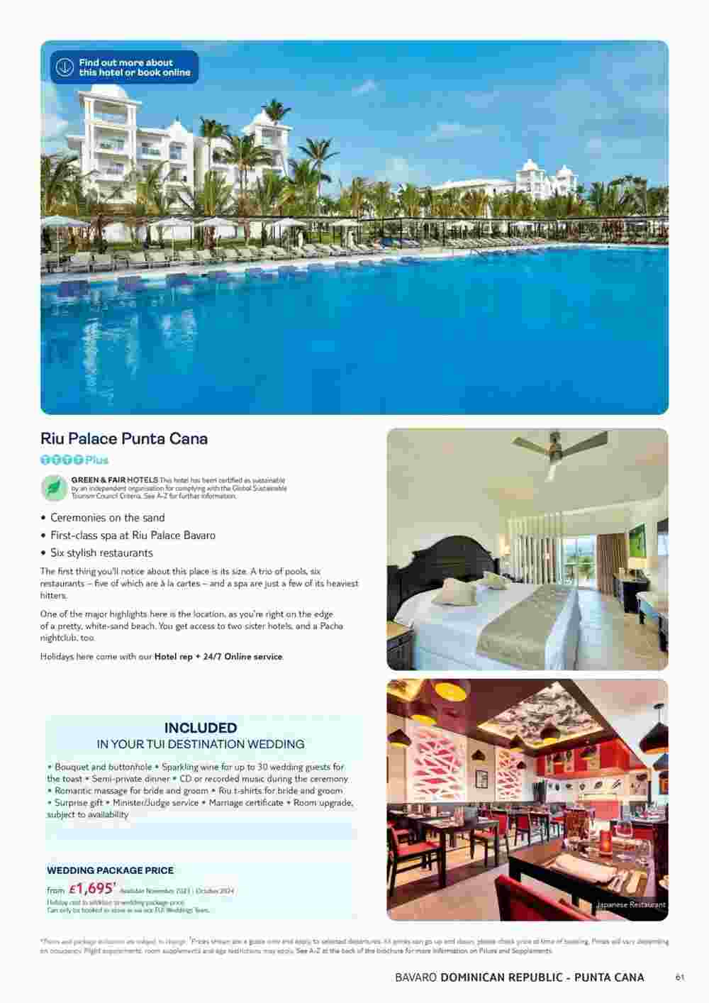 Tui offers valid from 06/11/2023 - Page 61.