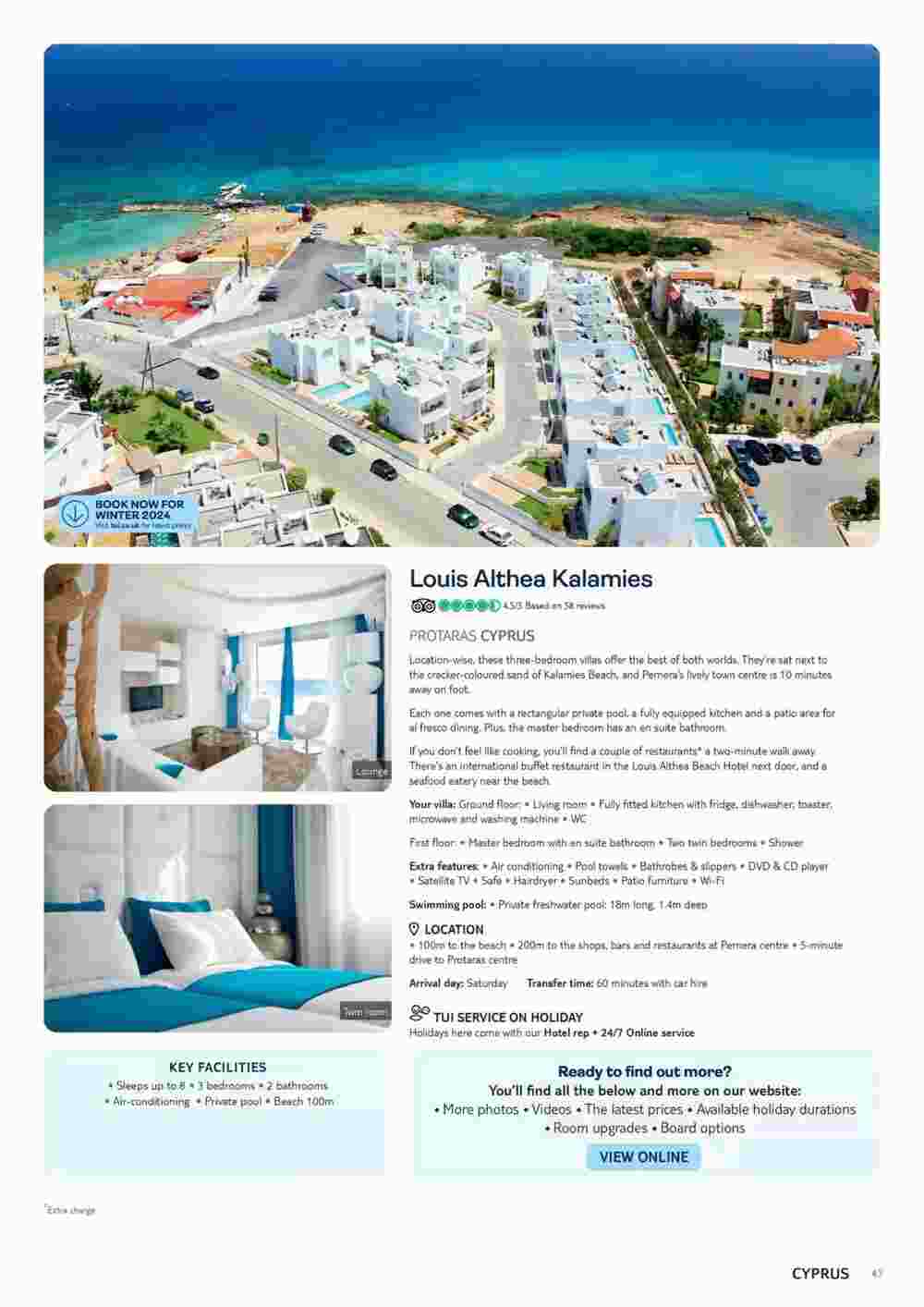 Tui offers valid from 06/11/2023 - Page 47.