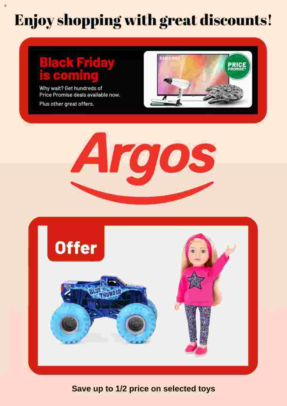 Argos offers valid from 08/11/2023 - Page 1.