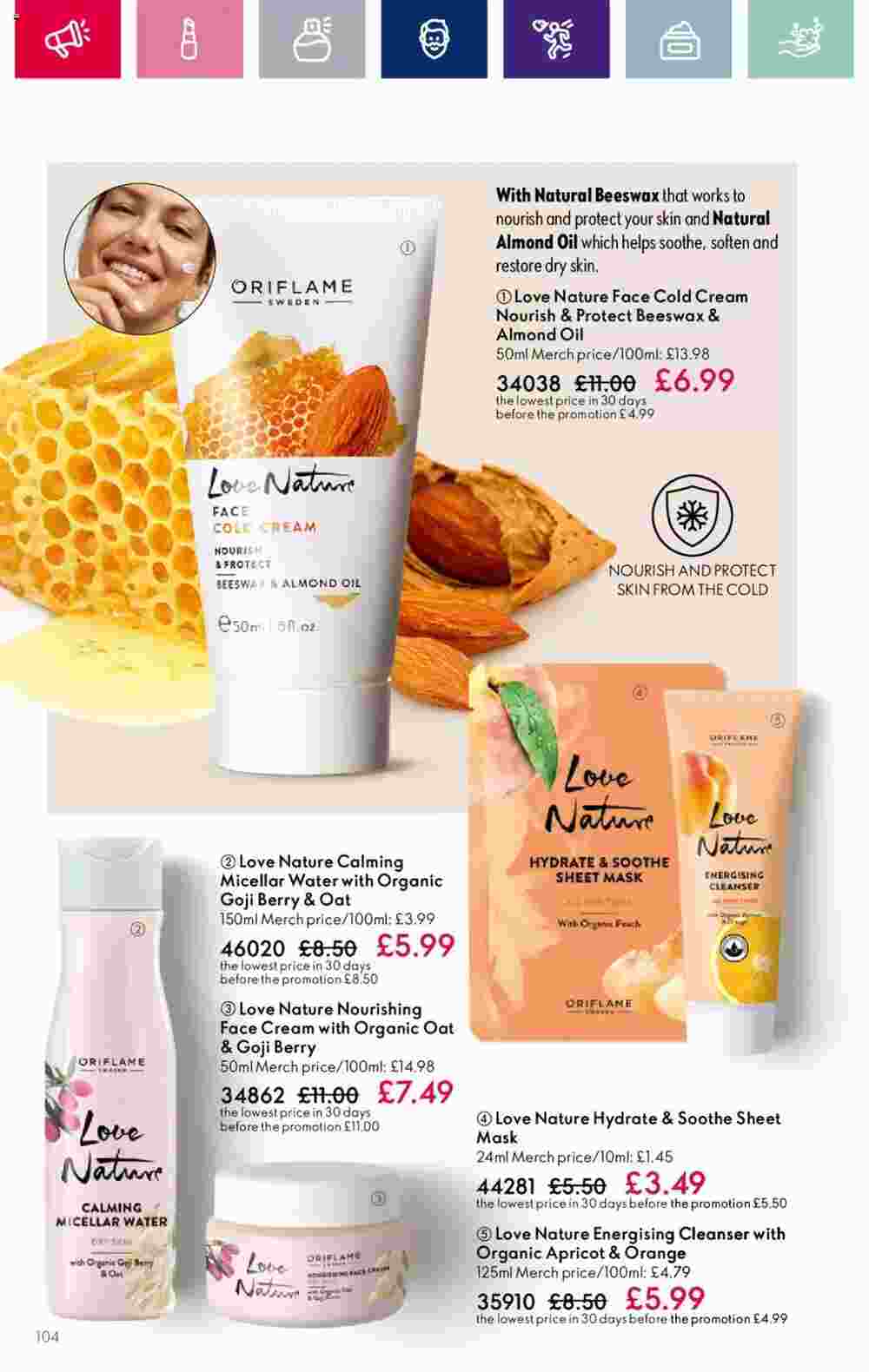 Oriflame offers valid from 08/11/2023 - Page 104.