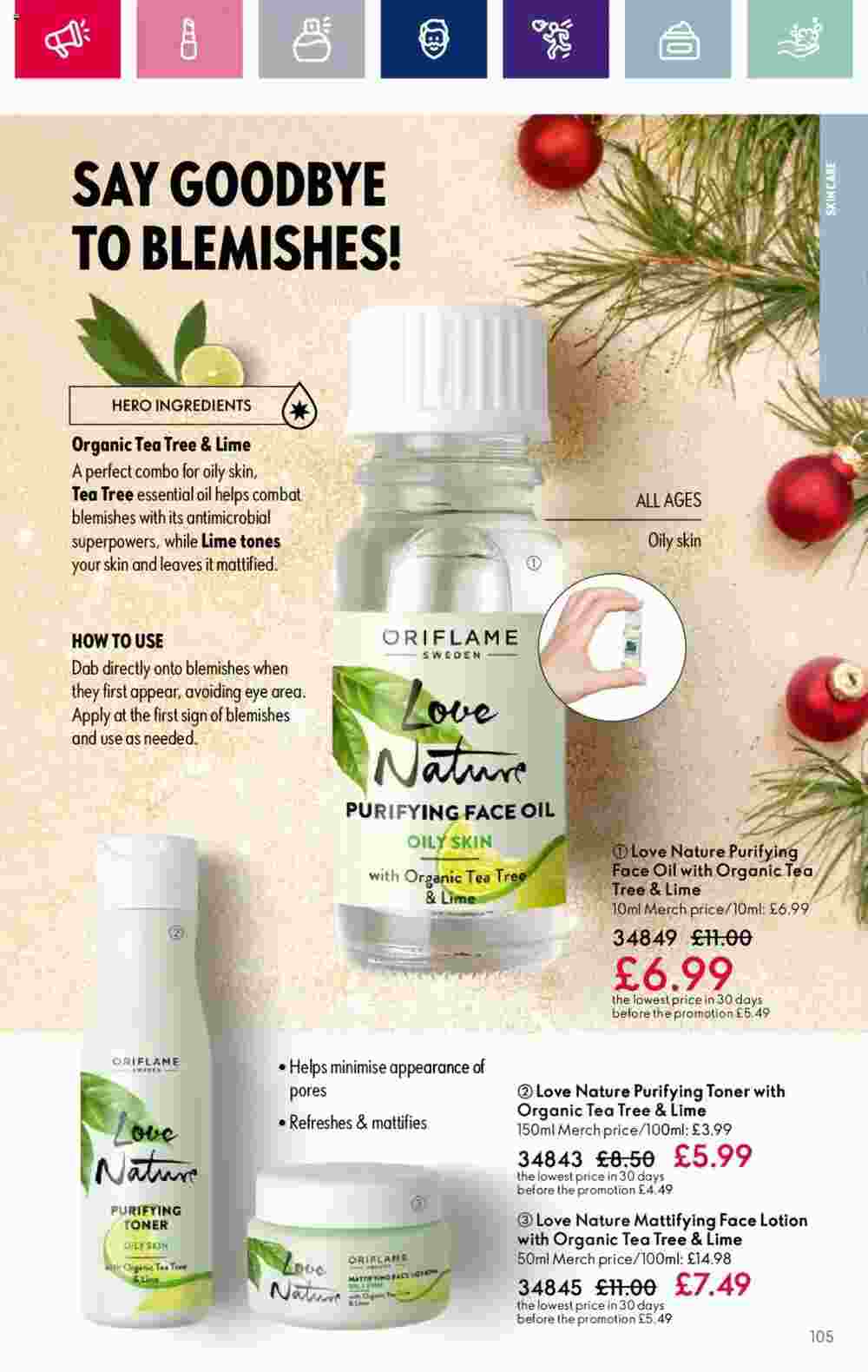 Oriflame offers valid from 08/11/2023 - Page 105.