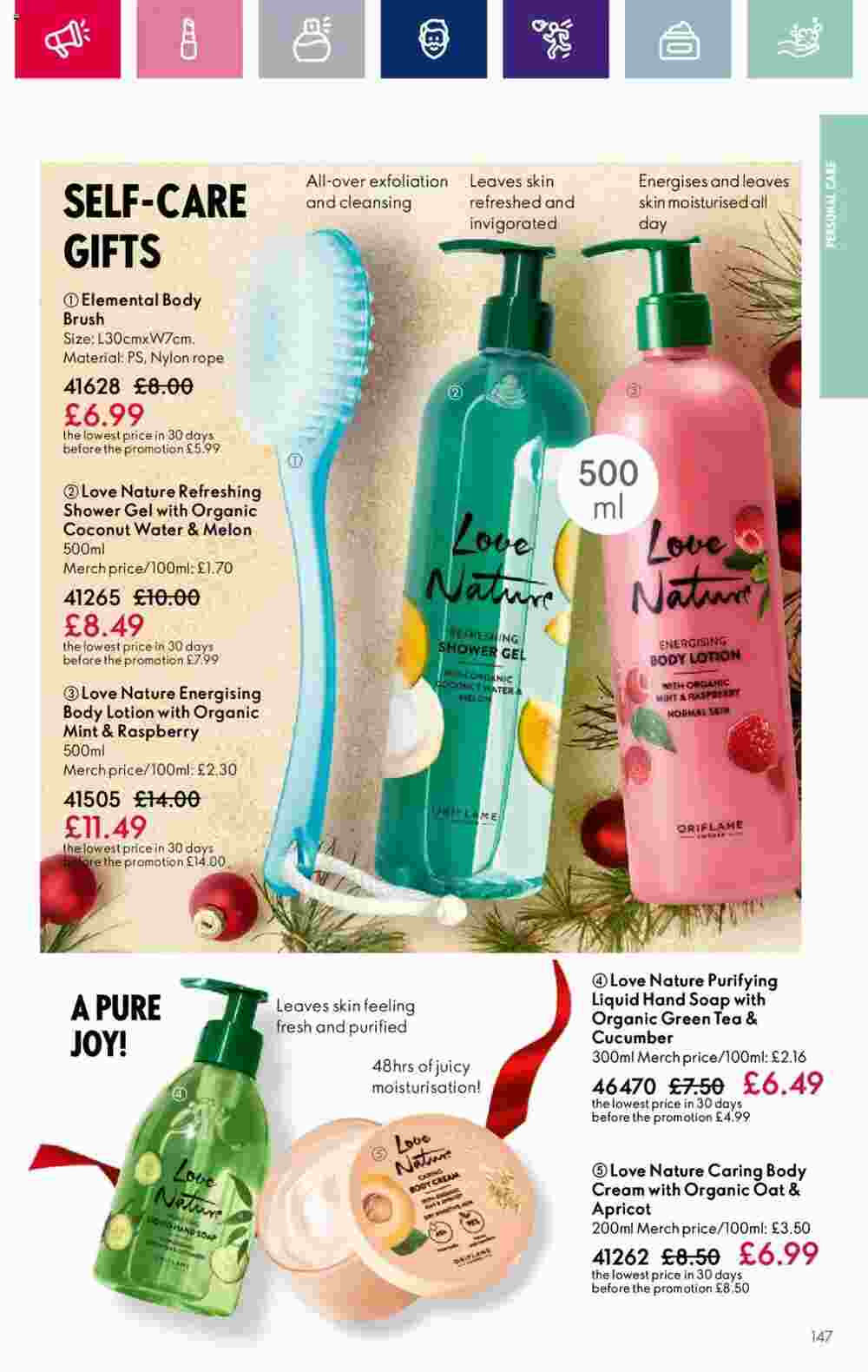 Oriflame offers valid from 08/11/2023 - Page 147.