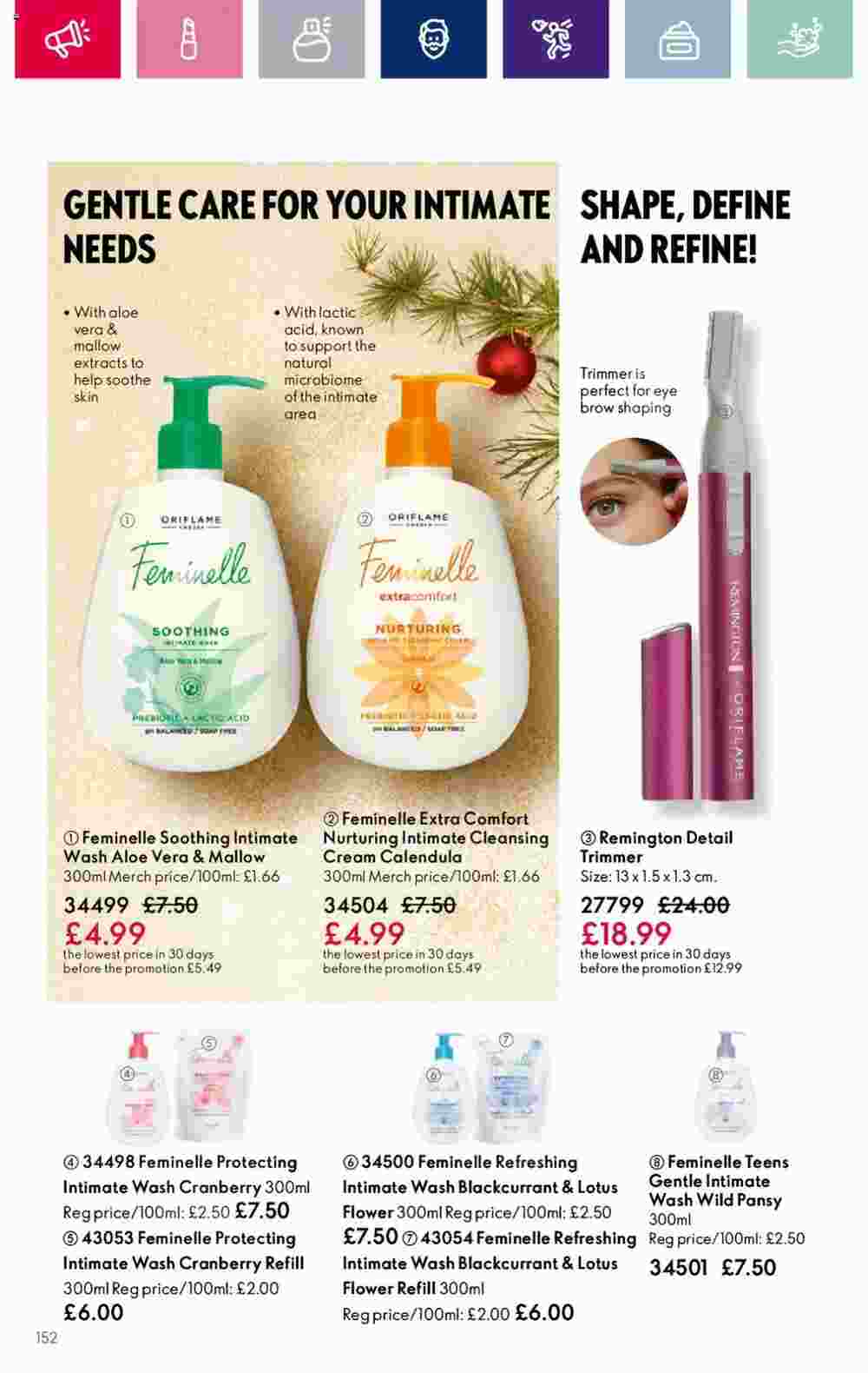 Oriflame offers valid from 08/11/2023 - Page 152.