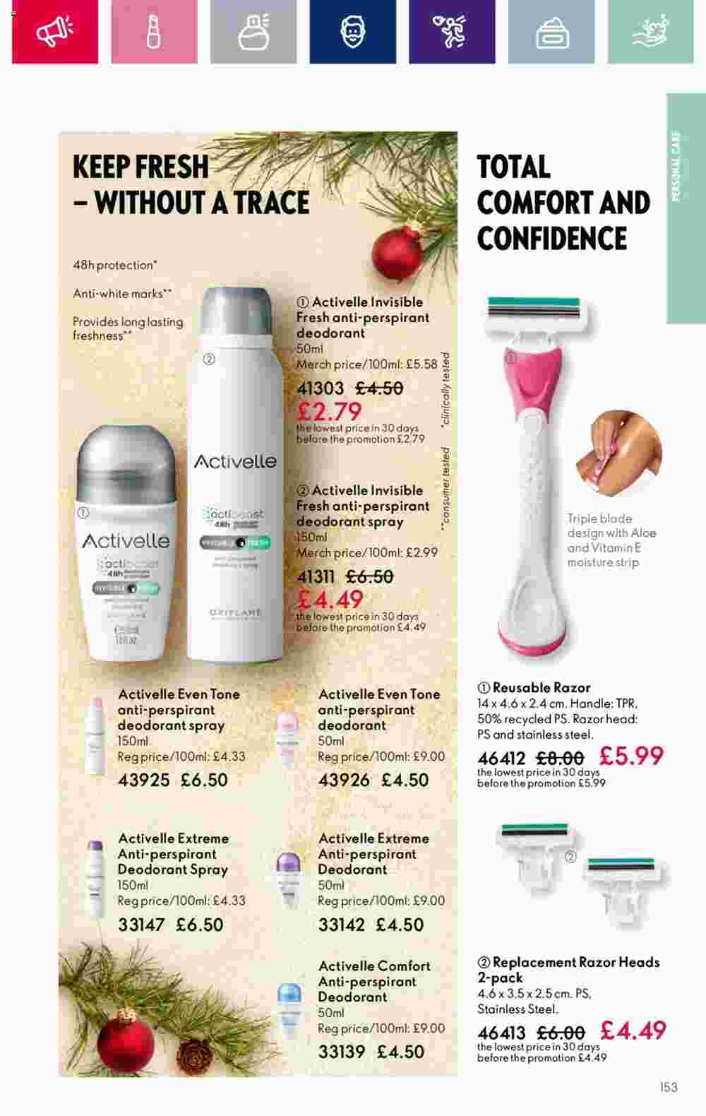 Oriflame offers valid from 08/11/2023 - Page 153.