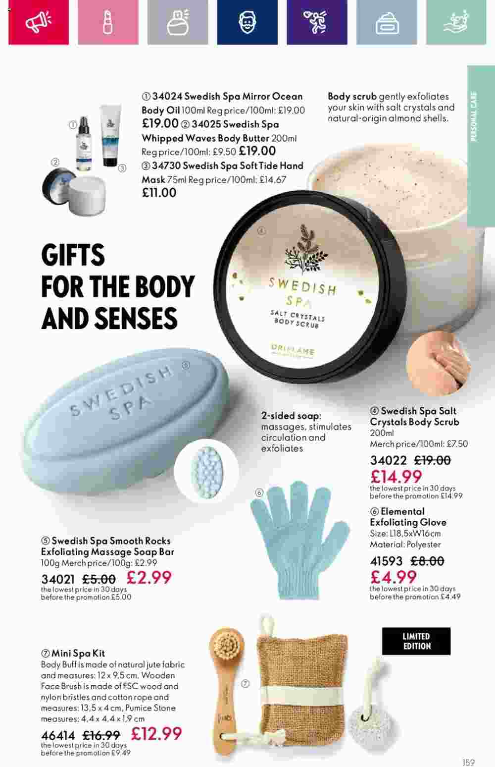 Oriflame offers valid from 08/11/2023 - Page 159.