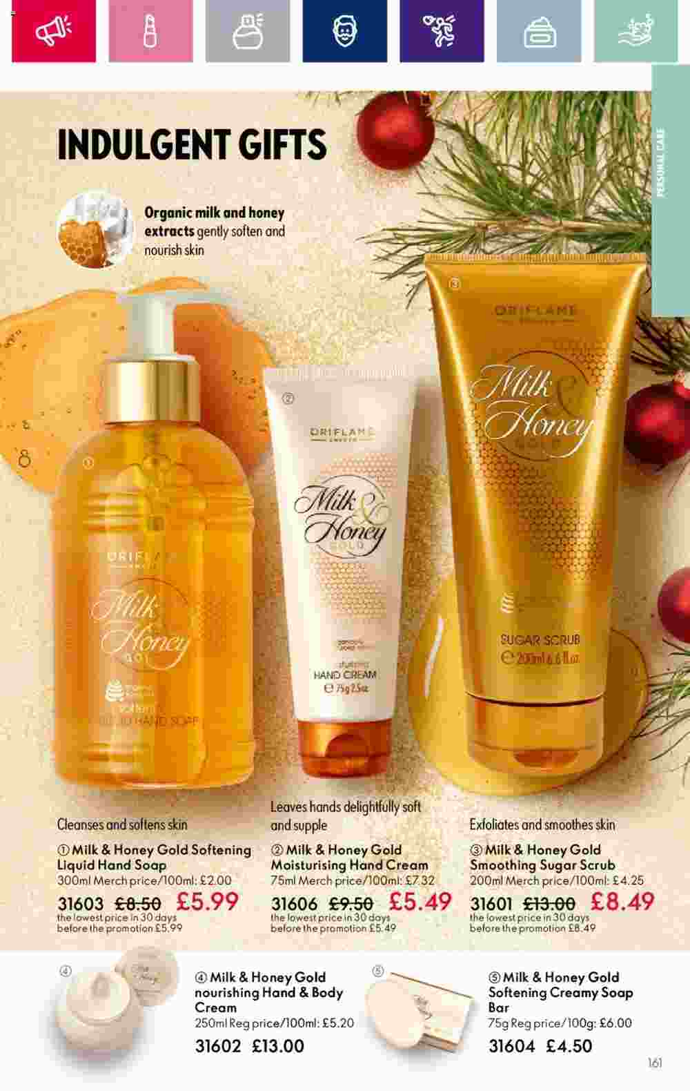 Oriflame offers valid from 08/11/2023 - Page 161.