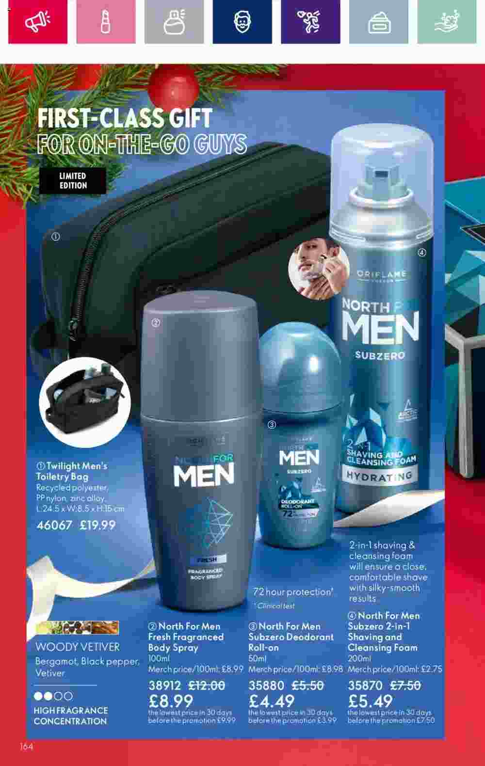 Oriflame offers valid from 08/11/2023 - Page 164.