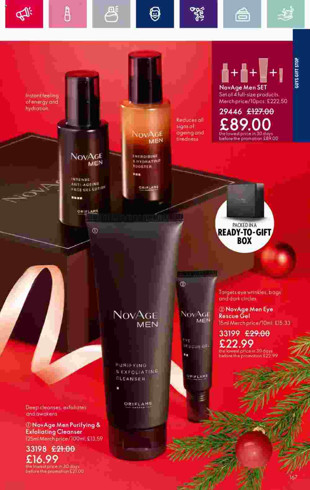 Oriflame offers valid from 08/11/2023 - Page 167.