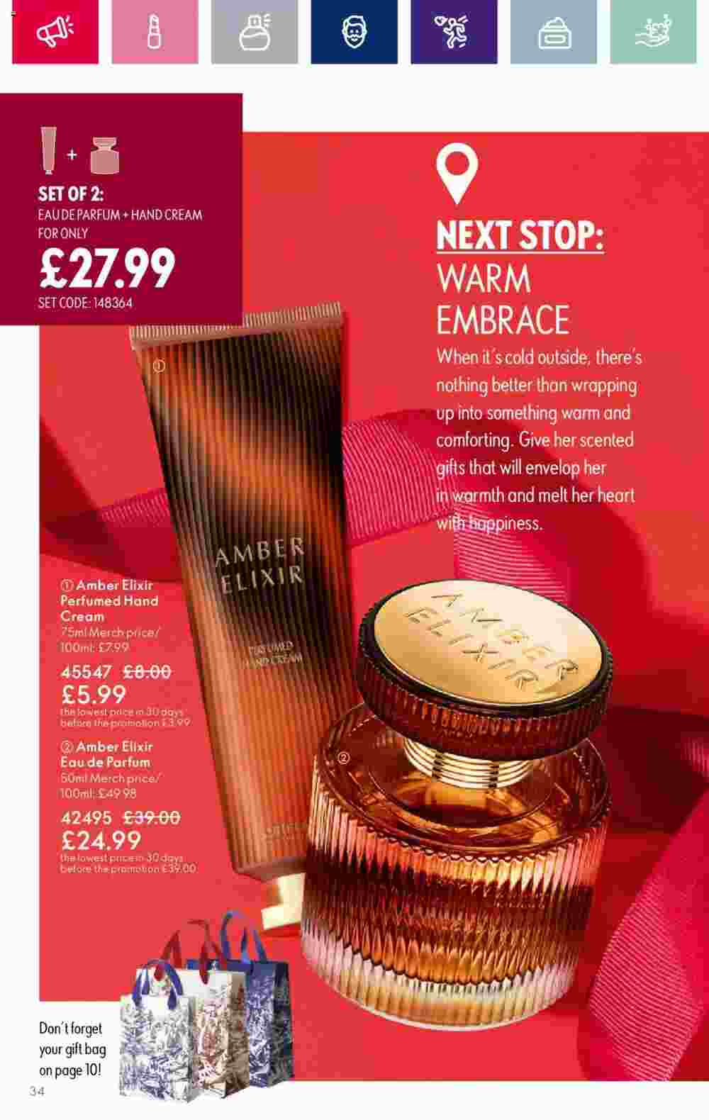 Oriflame offers valid from 08/11/2023 - Page 34.