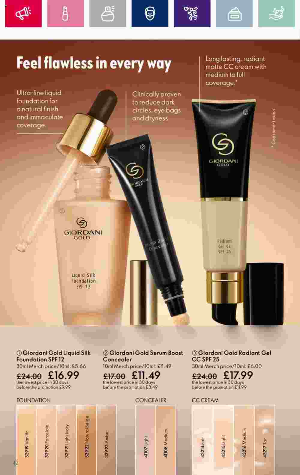 Oriflame offers valid from 08/11/2023 - Page 42.