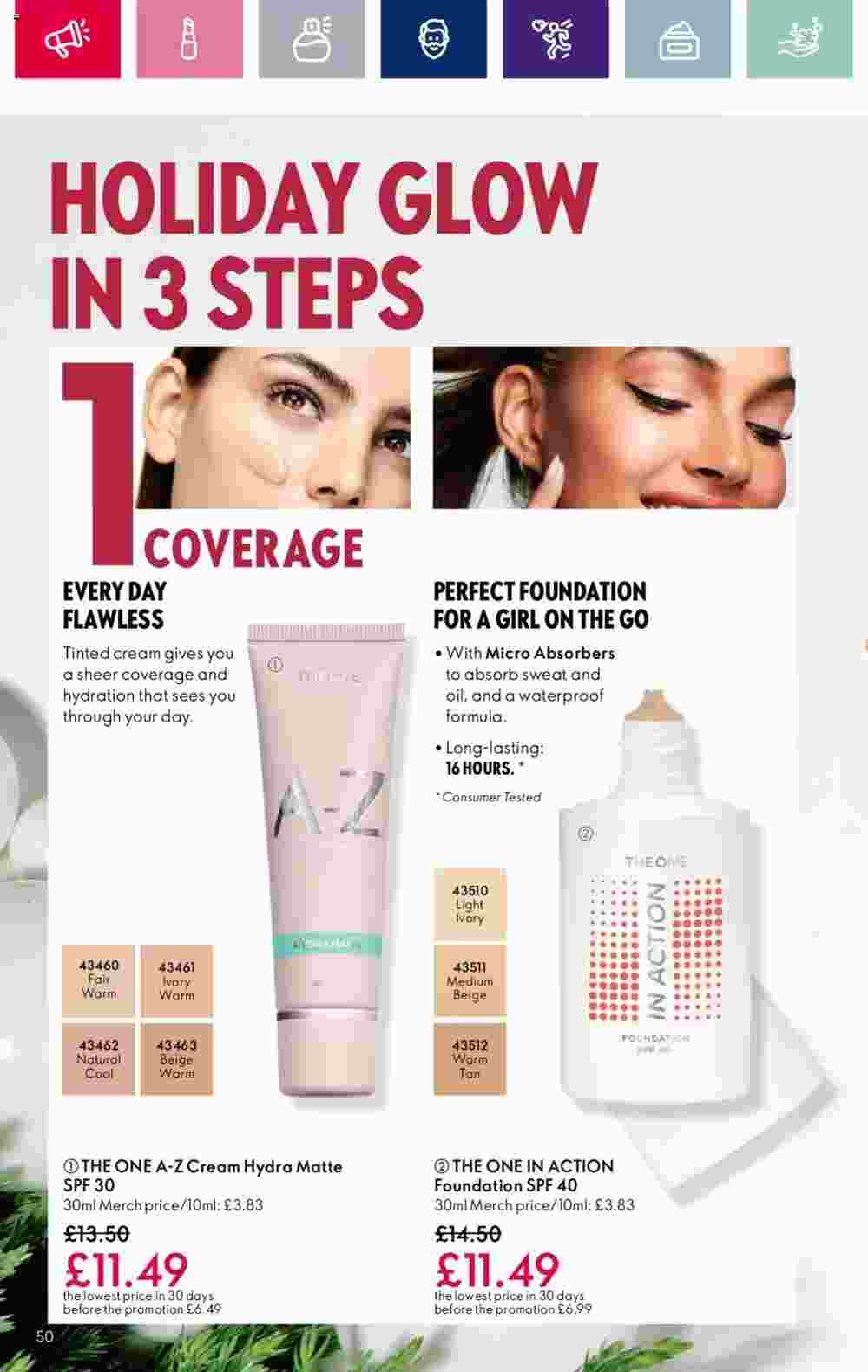 Oriflame offers valid from 08/11/2023 - Page 50.