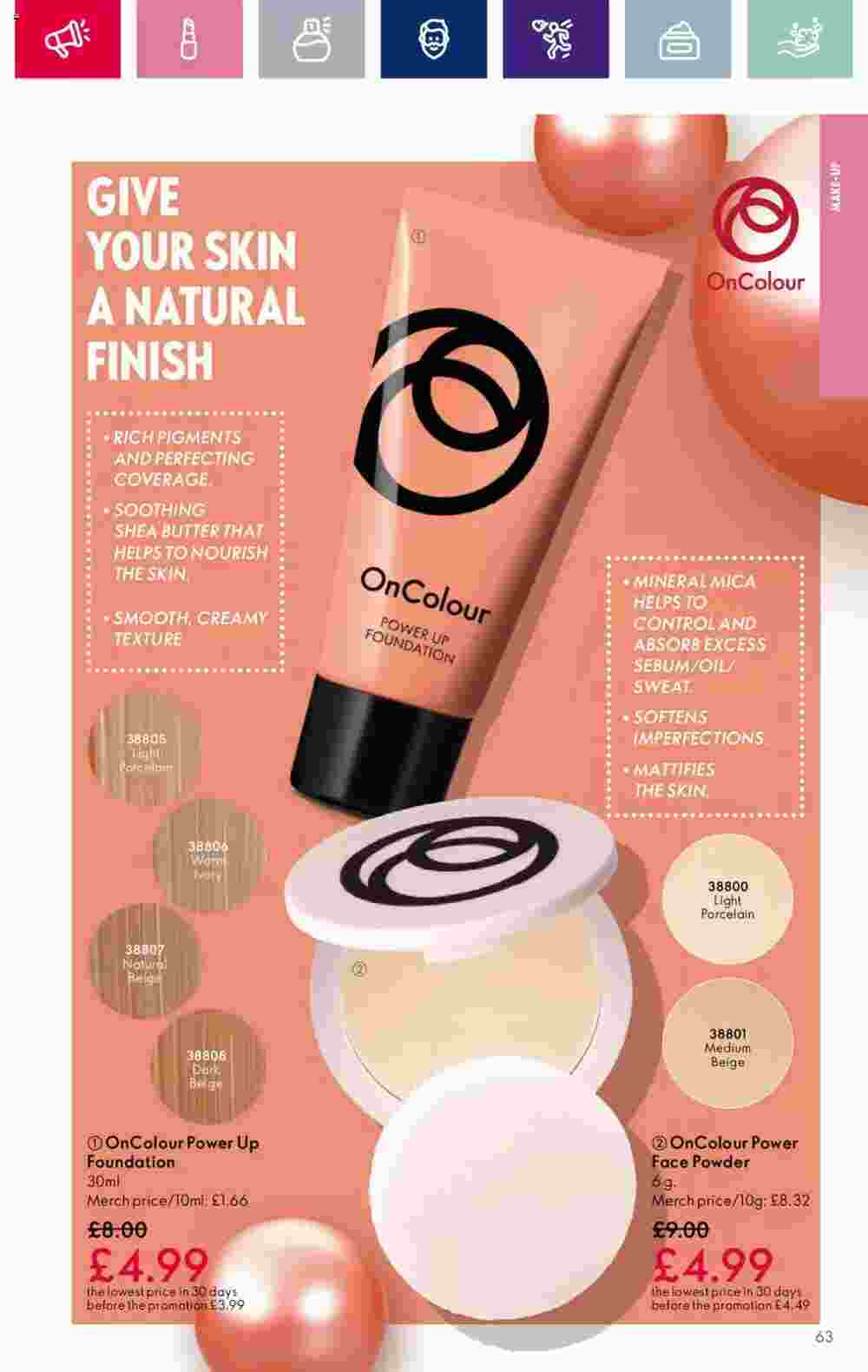 Oriflame offers valid from 08/11/2023 - Page 63.