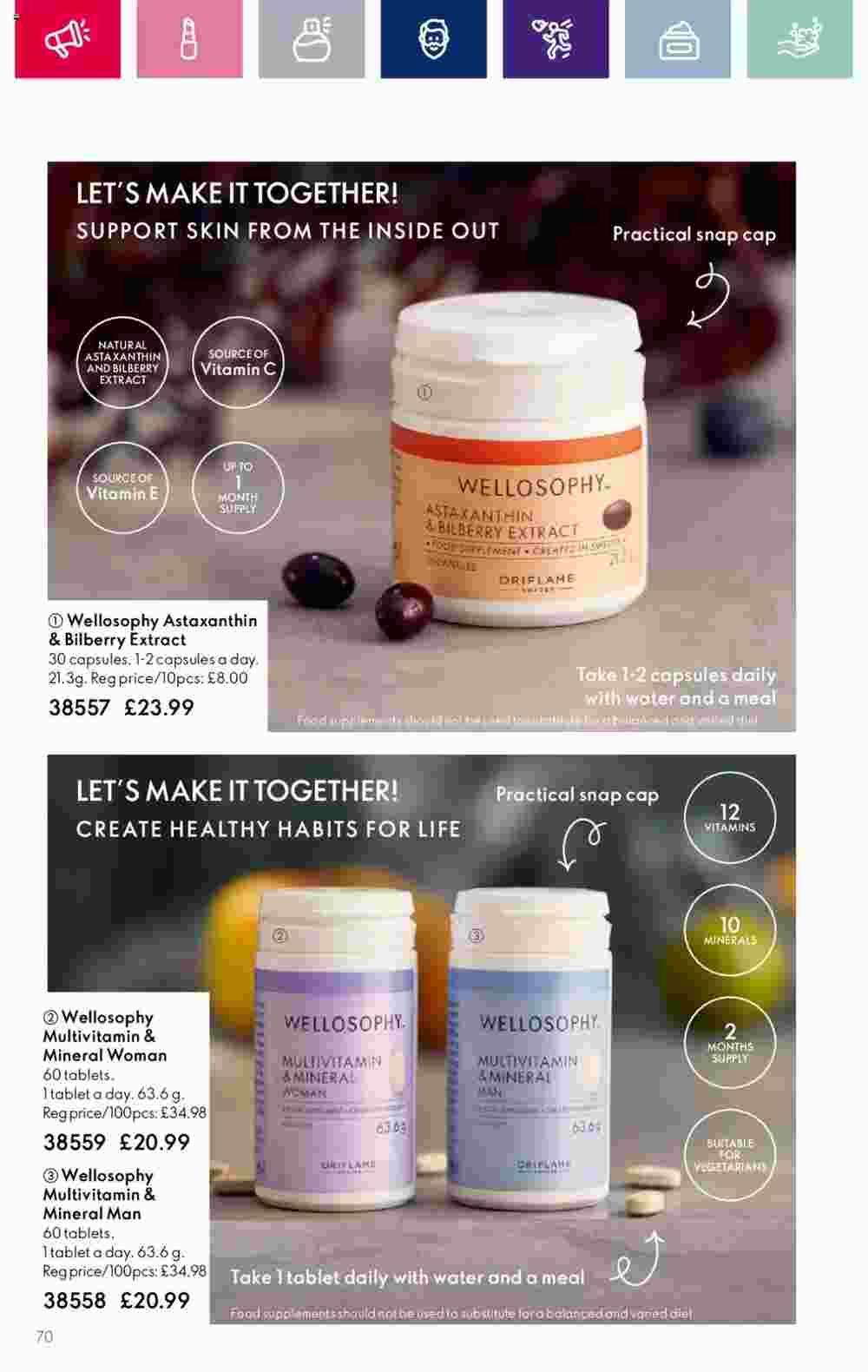 Oriflame offers valid from 08/11/2023 - Page 70.