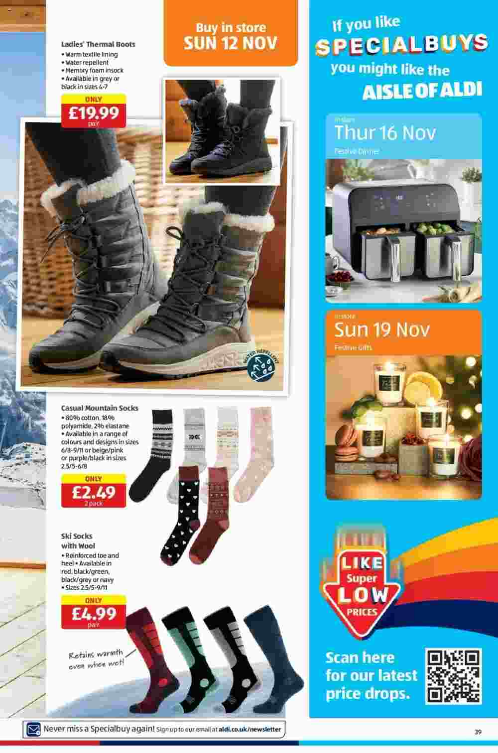 Aldi offers valid from 09/11/2023 - Page 39.