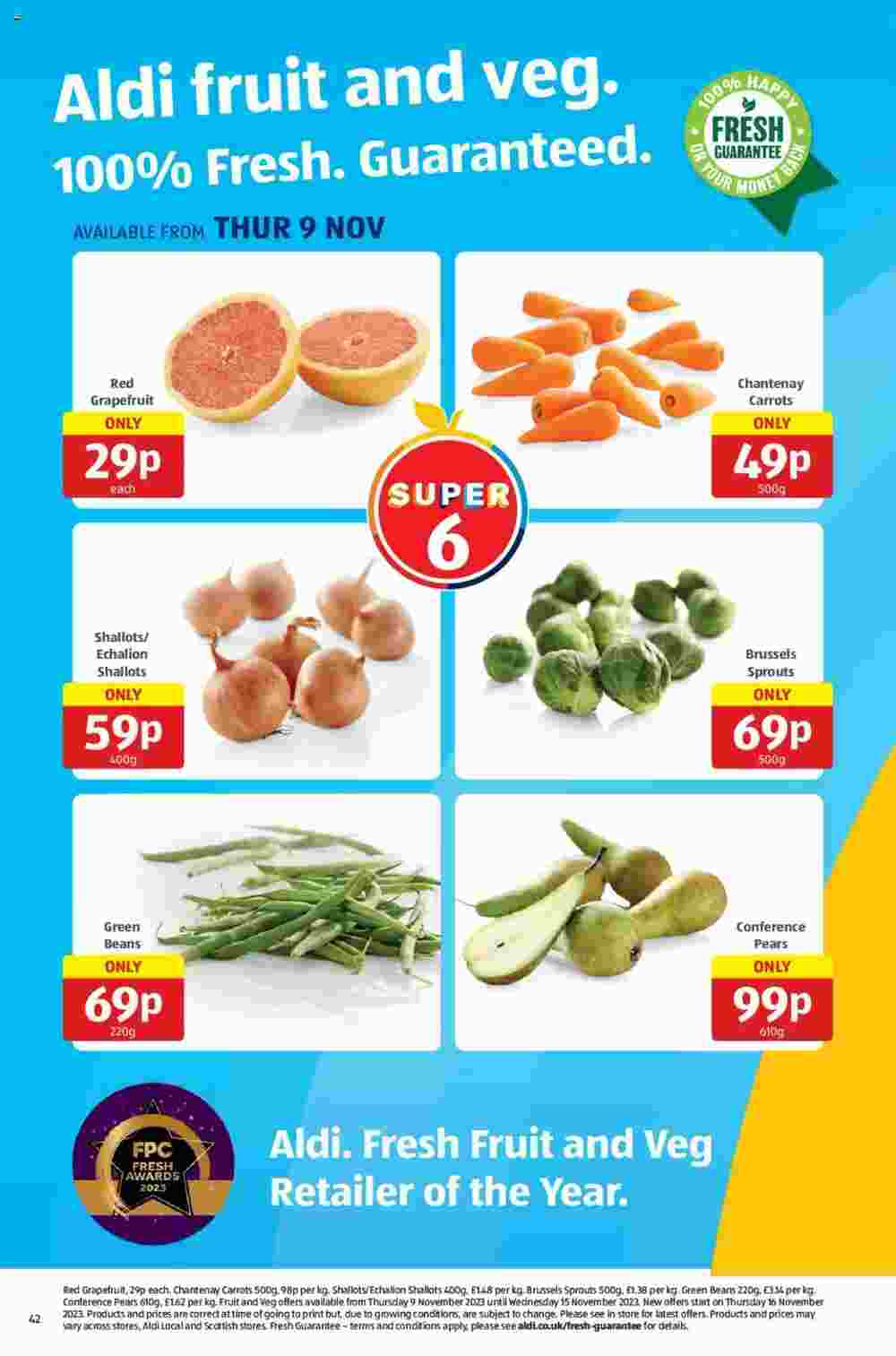 Aldi offers valid from 09/11/2023 - Page 42.