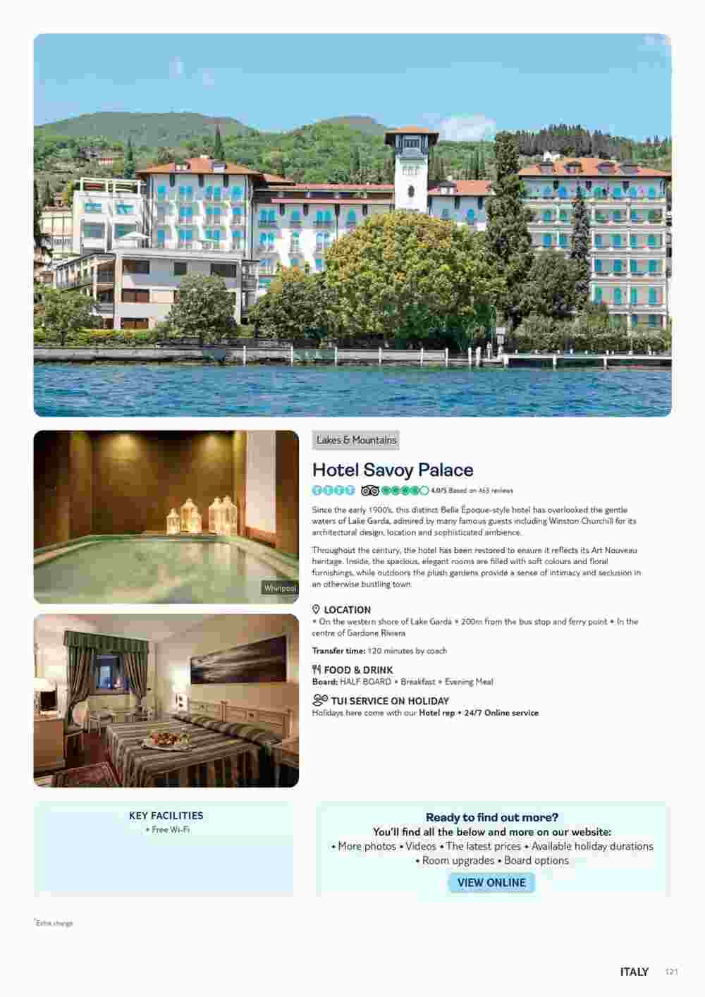 Tui offers valid from 10/11/2023 - Page 121.