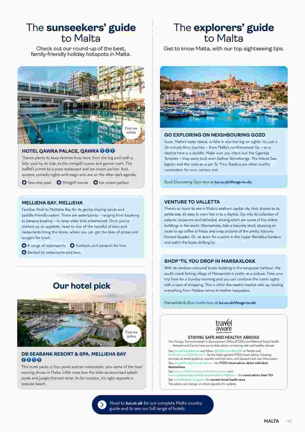 Tui offers valid from 10/11/2023 - Page 147.
