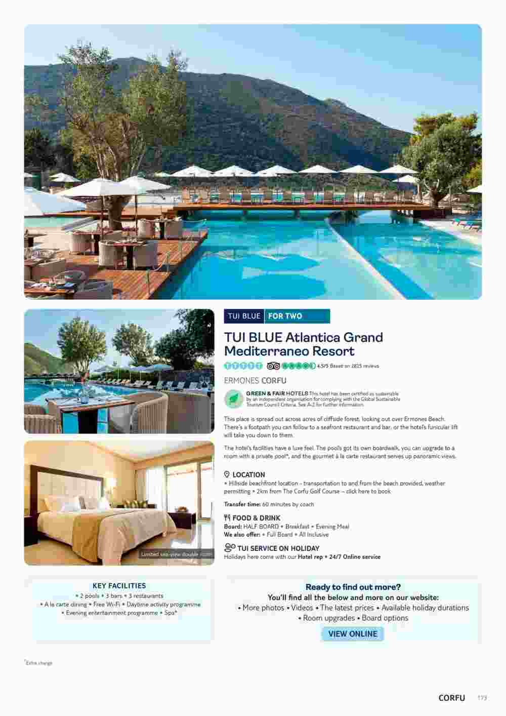 Tui offers valid from 10/11/2023 - Page 173.