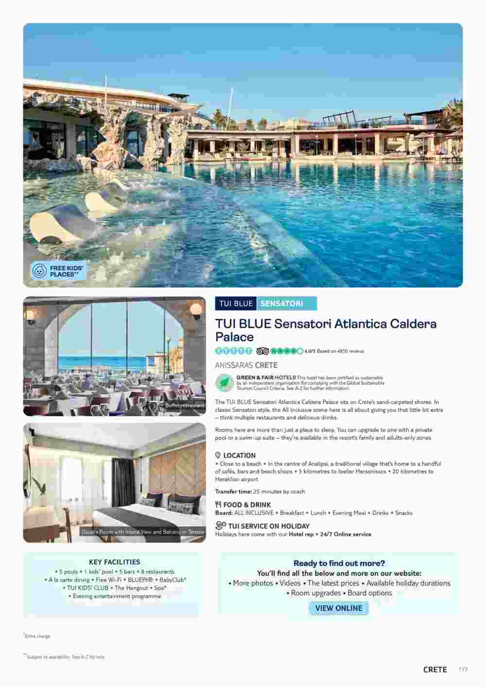 Tui offers valid from 10/11/2023 - Page 177.