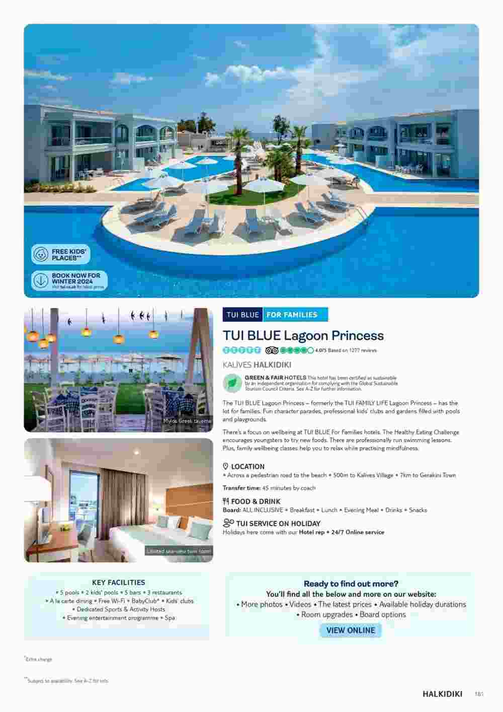 Tui offers valid from 10/11/2023 - Page 181.