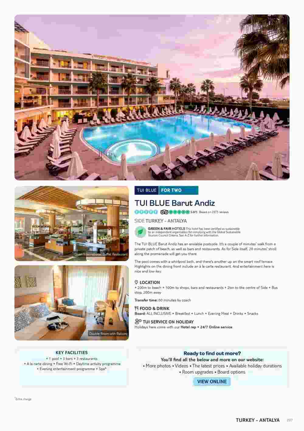 Tui offers valid from 10/11/2023 - Page 207.