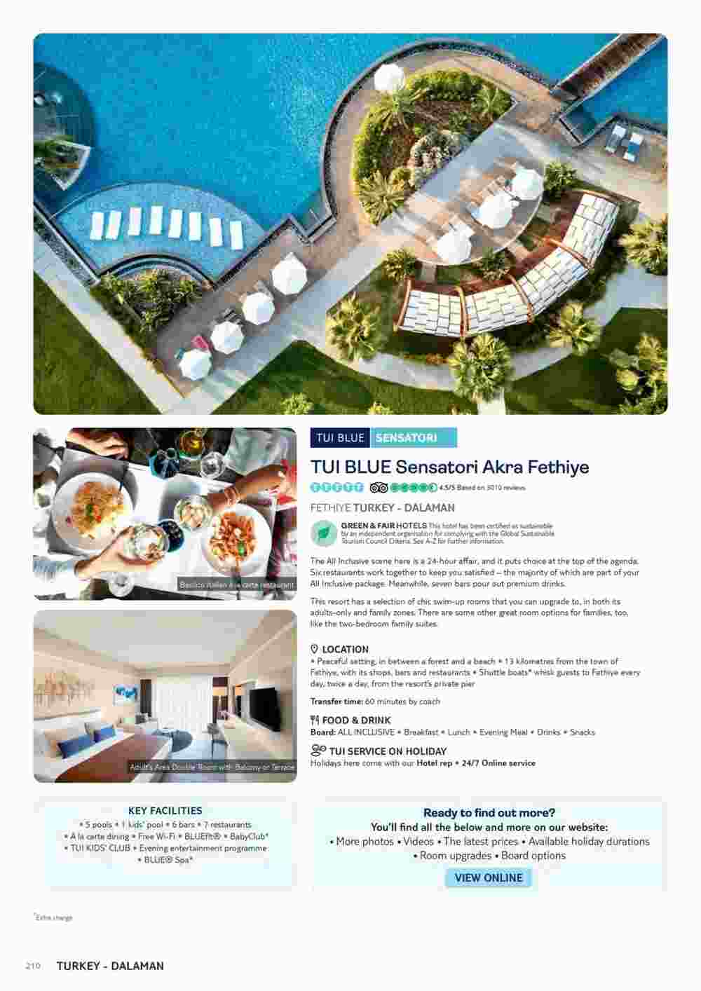 Tui offers valid from 10/11/2023 - Page 210.