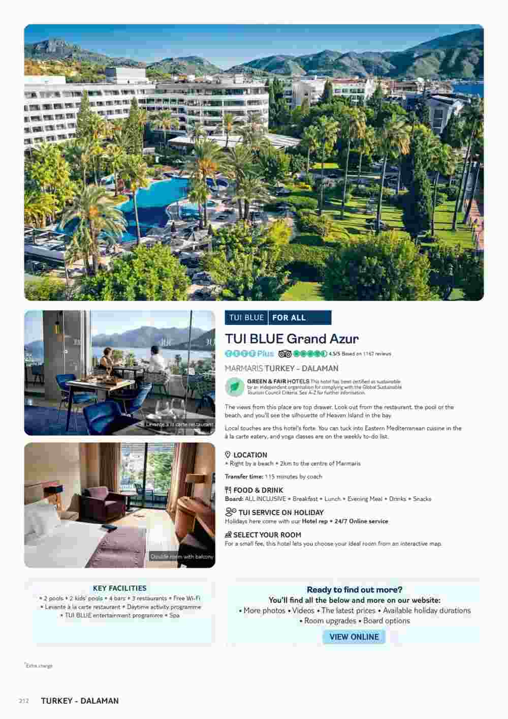 Tui offers valid from 10/11/2023 - Page 212.
