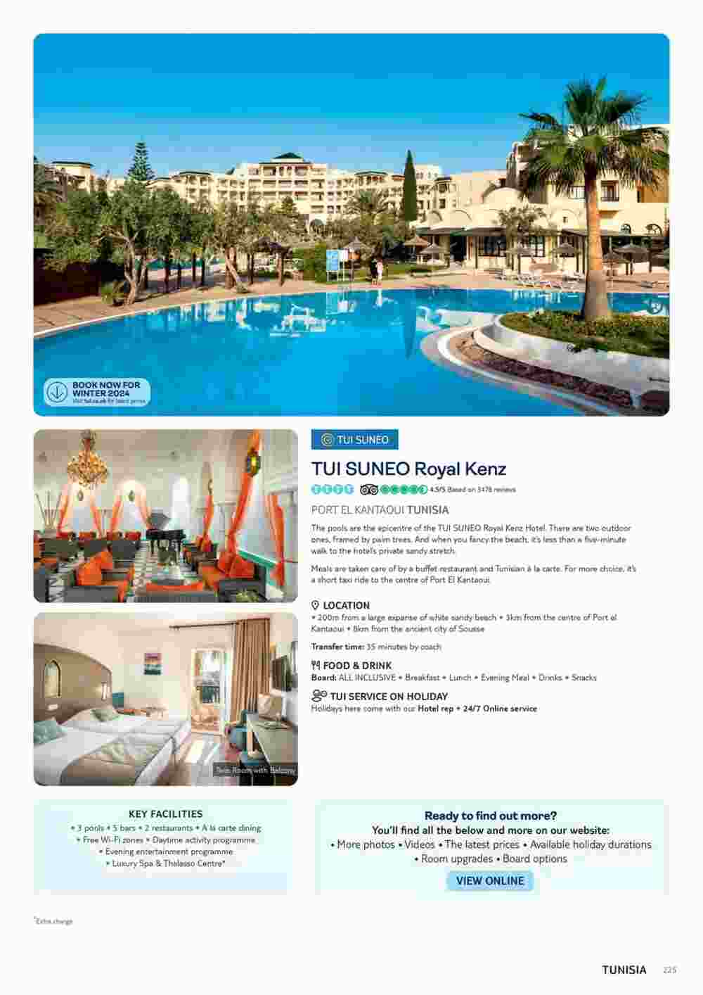 Tui offers valid from 10/11/2023 - Page 225.