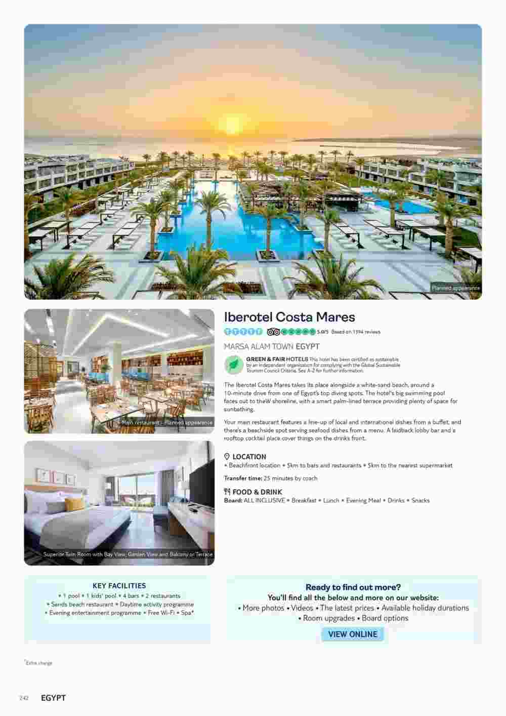 Tui offers valid from 10/11/2023 - Page 242.