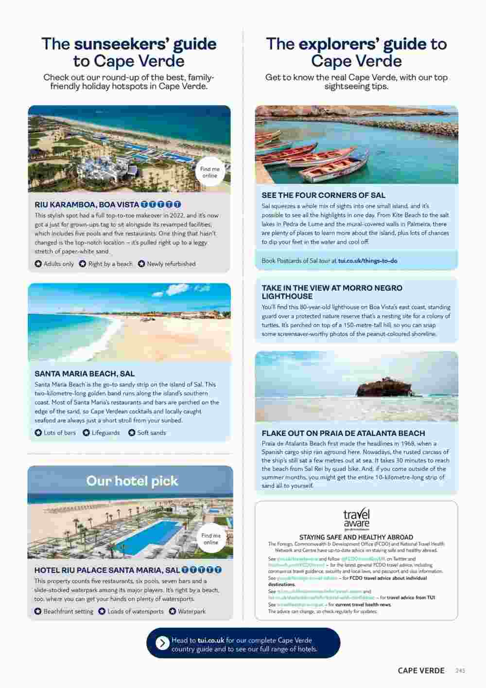 Tui offers valid from 10/11/2023 - Page 245.