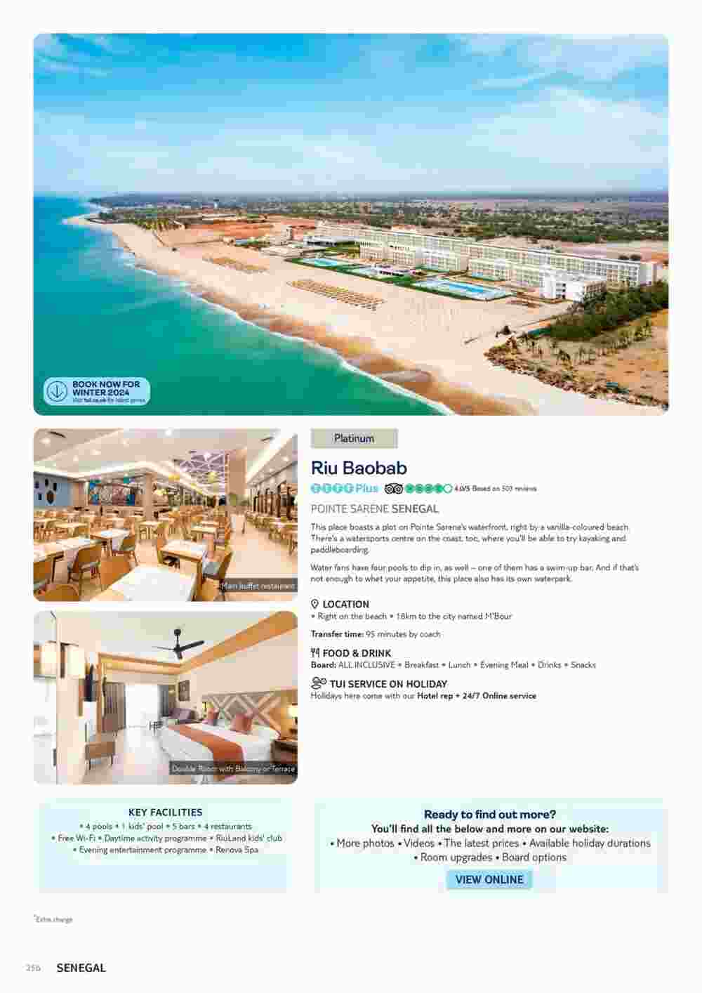 Tui offers valid from 10/11/2023 - Page 256.