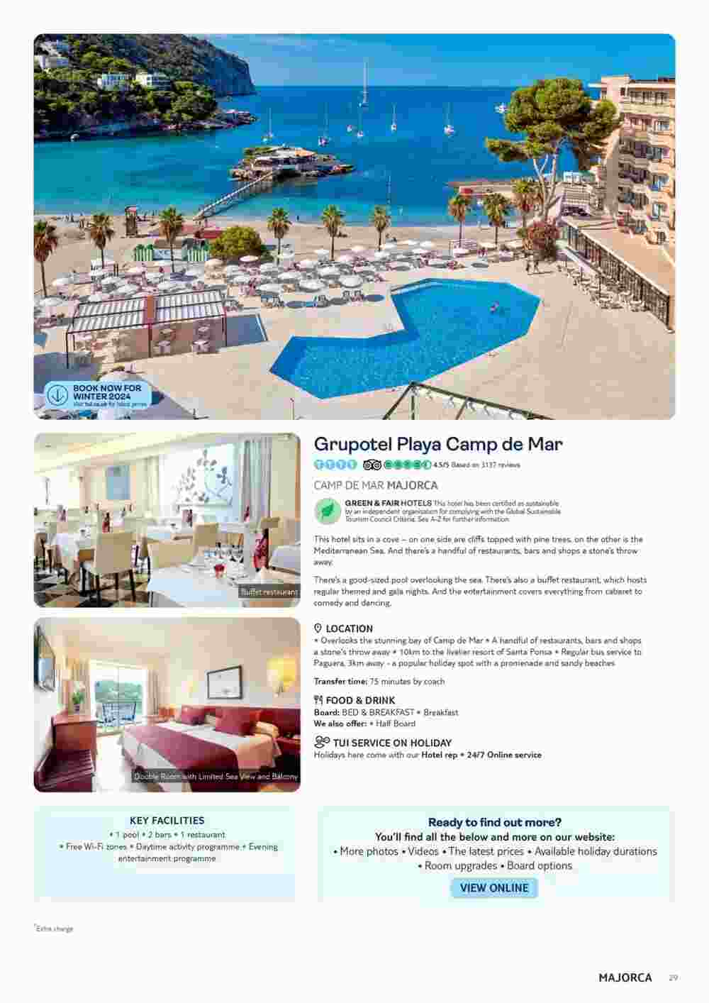 Tui offers valid from 10/11/2023 - Page 29.