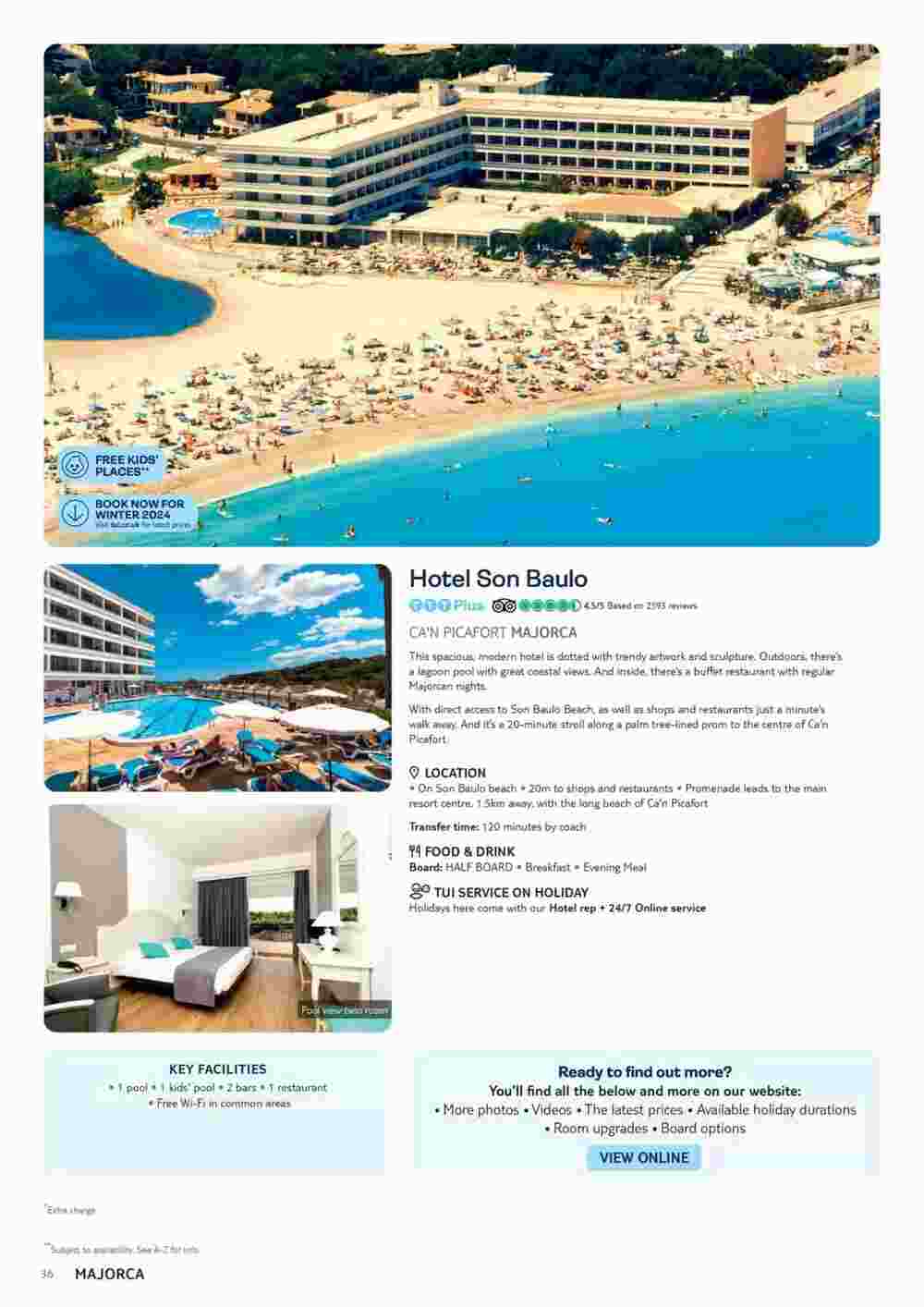 Tui offers valid from 10/11/2023 - Page 36.